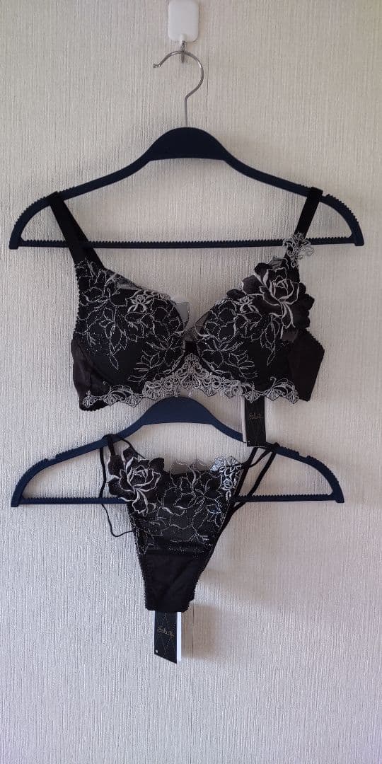 【ルビア】 ワコール サルート VIVA LINE 黒