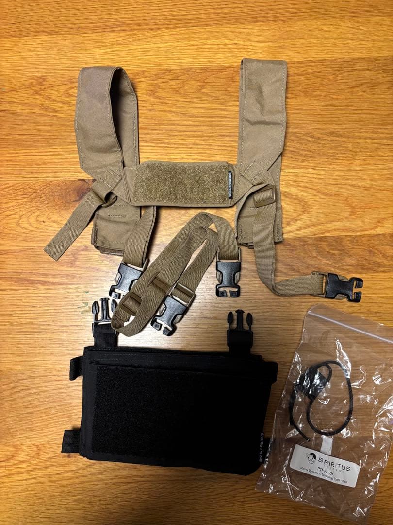 【実物】SPIRITUS SYSTEMS チェストリグ タン WoSporT Spiritus Systemsタイプ Micro Fight MK3 チェストリグ CB