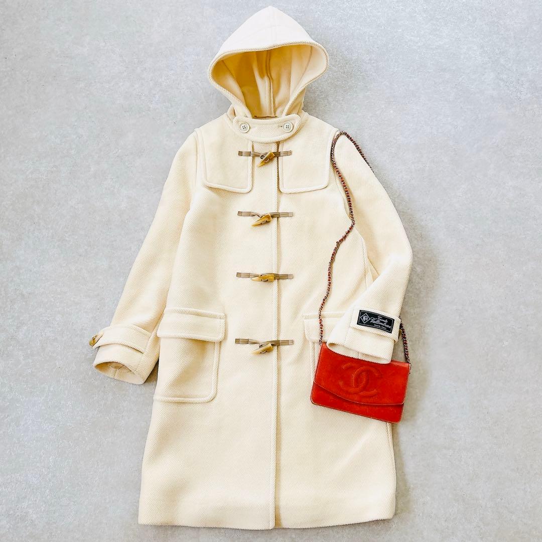 美品 ユナイテッドアローズ パイルメルトンロングダッフルコート バロムブローサ