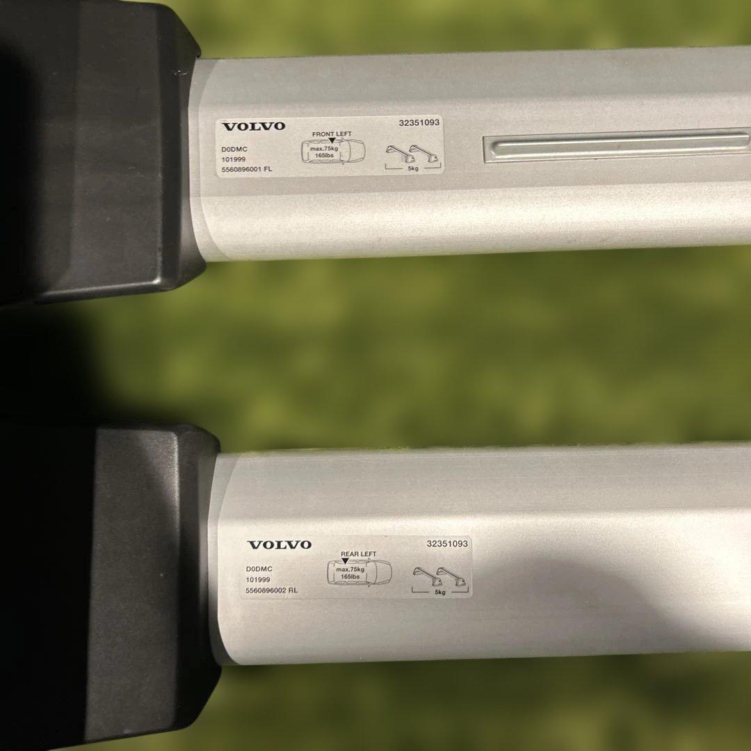 VOLVO XC40 ボルボ純正 ロードキャリア ウィングバー - メルカリ