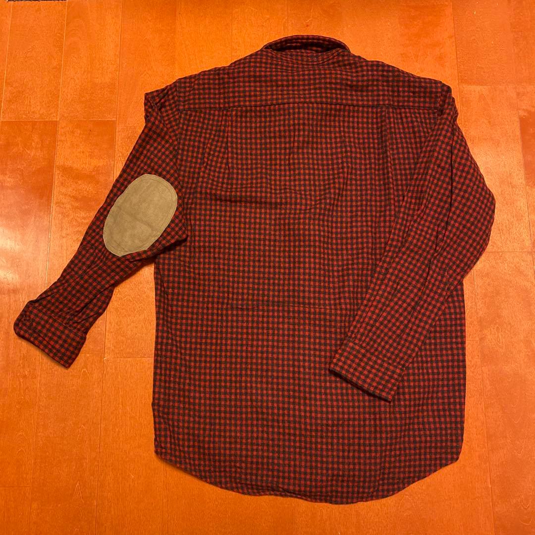 Pendleton 赤黒チェックネルシャツ M - メルカリ