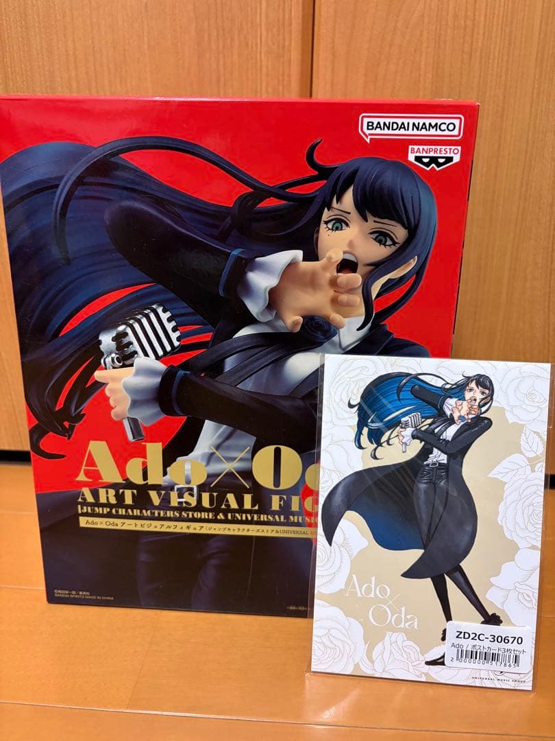 Ado × Oda アートビジュアルフィギュア/ポストカード３枚セット