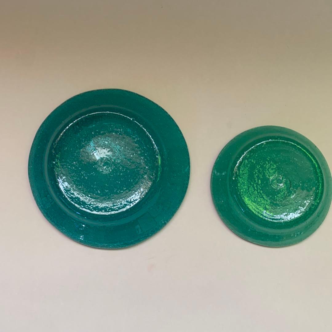 倉敷ガラス 小谷真三 皿 2枚 民藝 - メルカリ