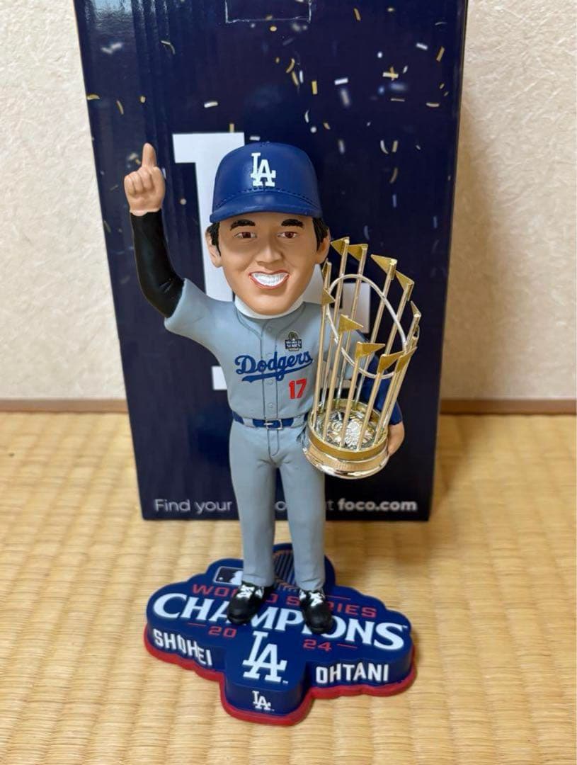 3024個限定品】大谷翔平 ボブルヘッド 2024 WSチャンピオン - メルカリ