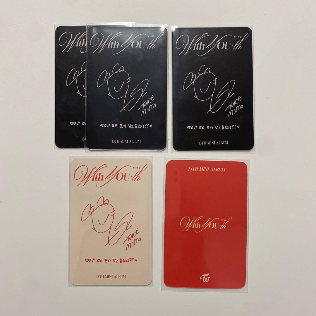 TWICE モモ With you-th トレカ 封入 NEMO 店舗特典 - メルカリ