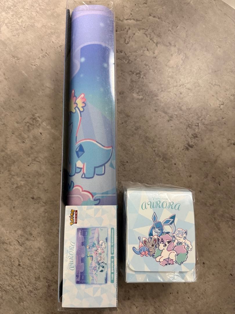 【コリアンリーグ限定】AURORAプレイマット デッキケースセット！海外サプライ コリアンリーグ限定】AURORAプレイマット デッキケースセット！海外