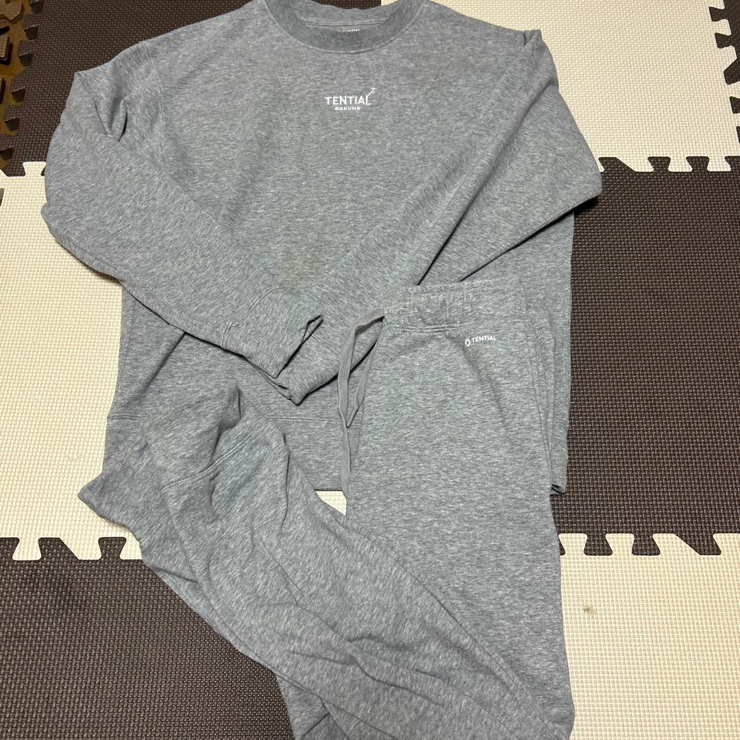 C*S様 TENTAL BAKUNEグレー スウェット　ユニセックス　上下