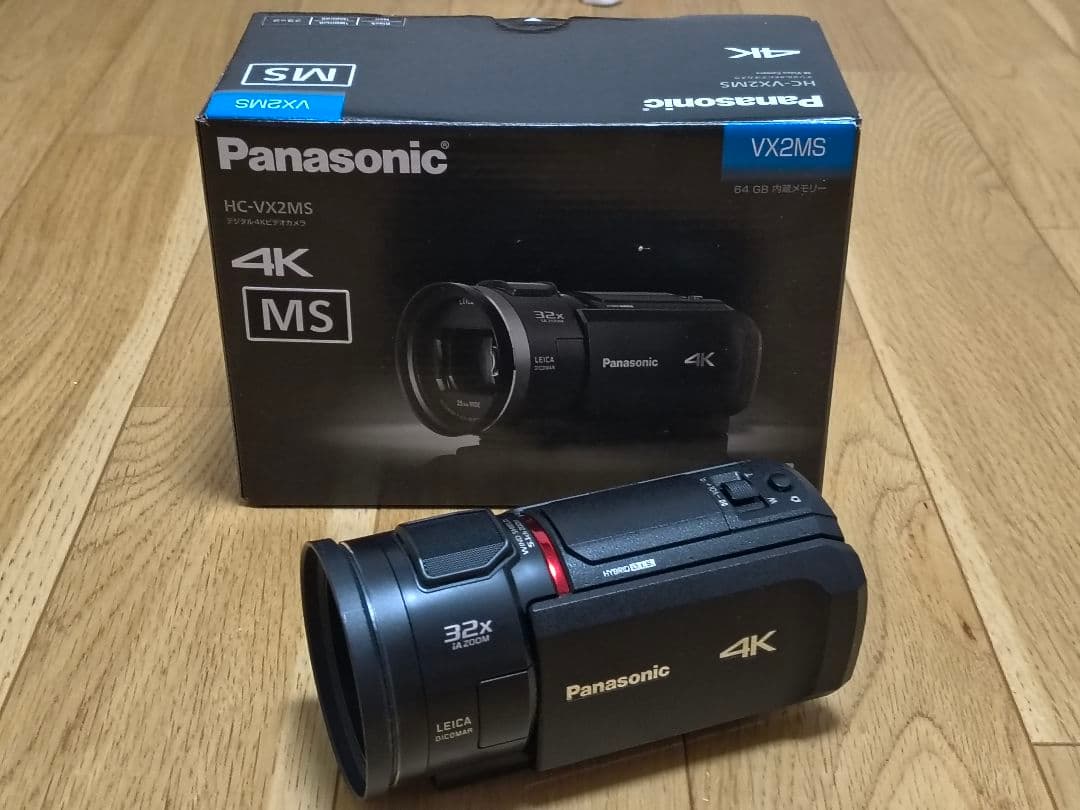 Panasonic HC-VX2MS 4Kビデオカメラ本体 パナソニック HC-VX2MSをレビュー！クチコミ・評判をもとに徹底検証