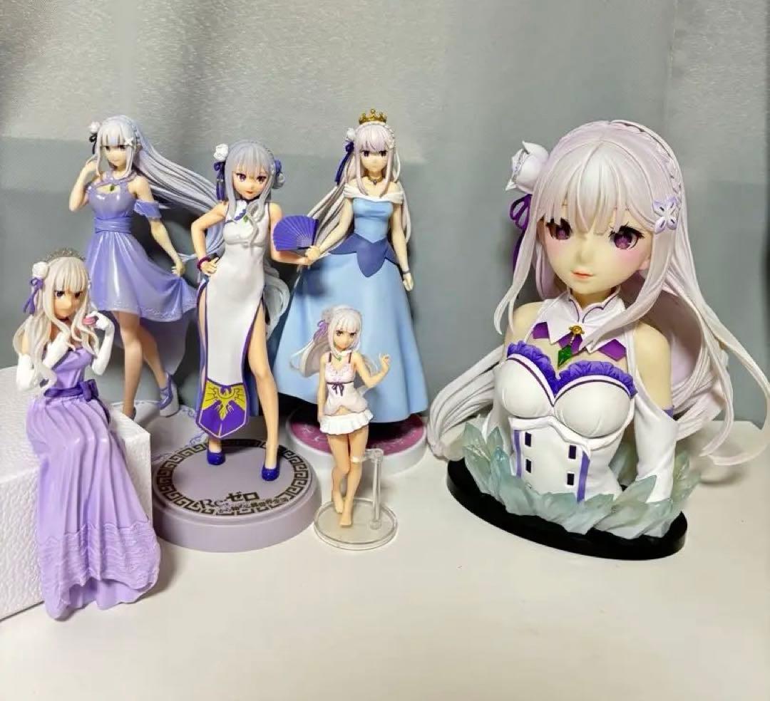 リゼロ エミリア フィギュア まとめ売り - メルカリ