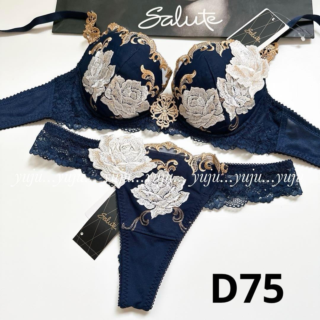 ワコール/サルート 73G 新品タグ付 P-upブラショーツ D75