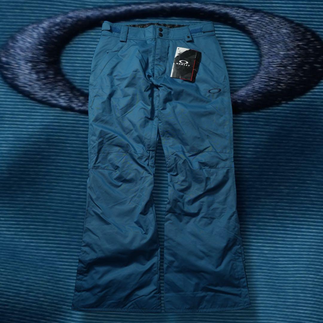 新品 OAKLEY スキー スノボ パンツ ウェア ターコイズ シェルパンツ