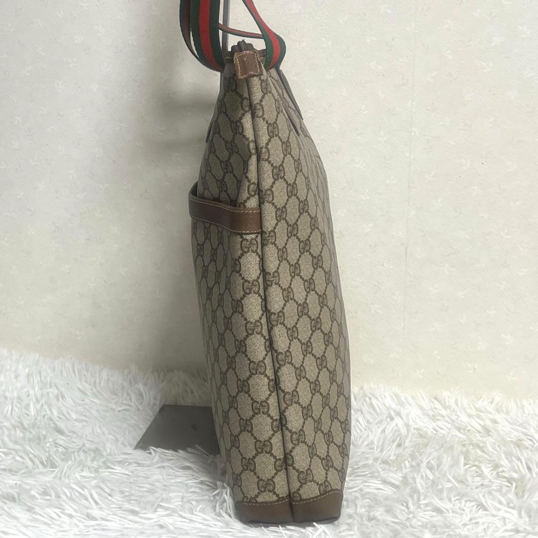 美品】オールドグッチ シェリーライン GGスプリーム トートバッグ