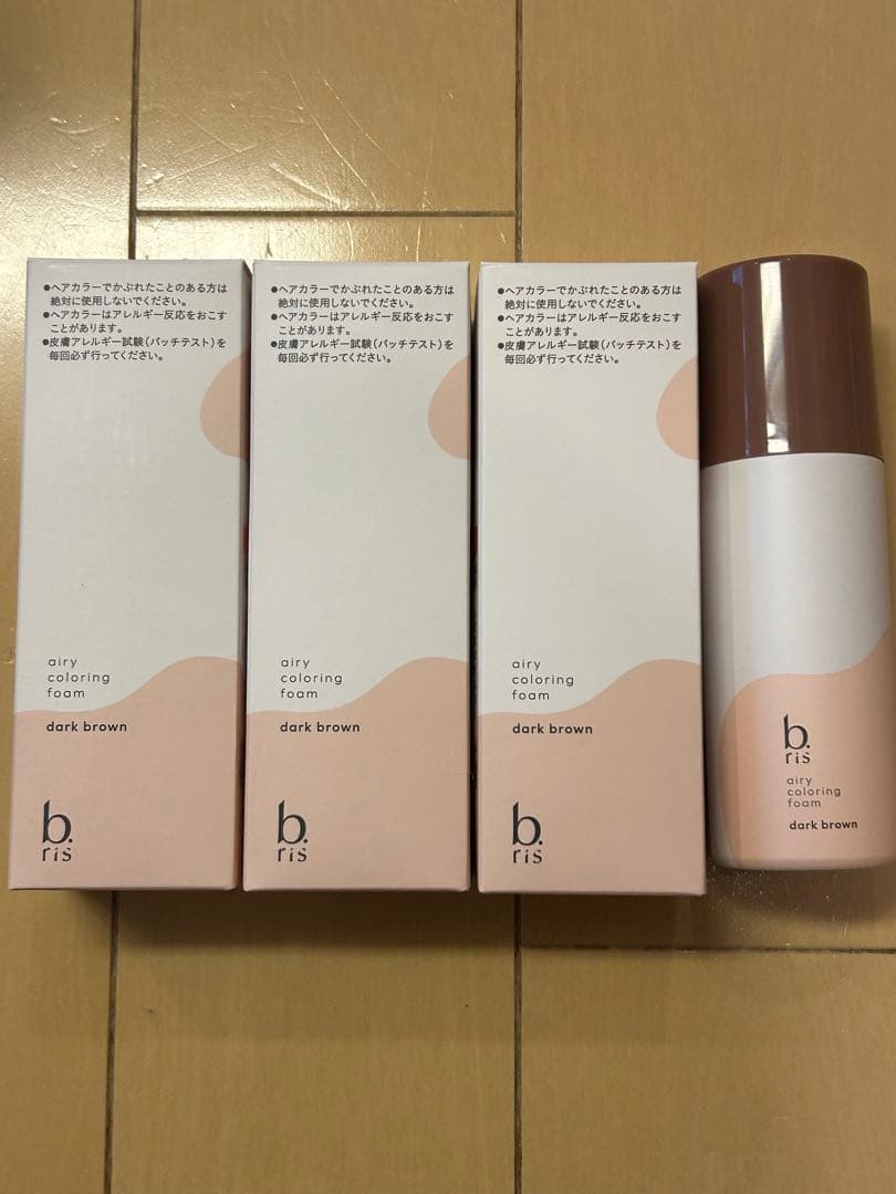 b.fis エアリーカラーリングフォーム ダークブラウン 4本セット