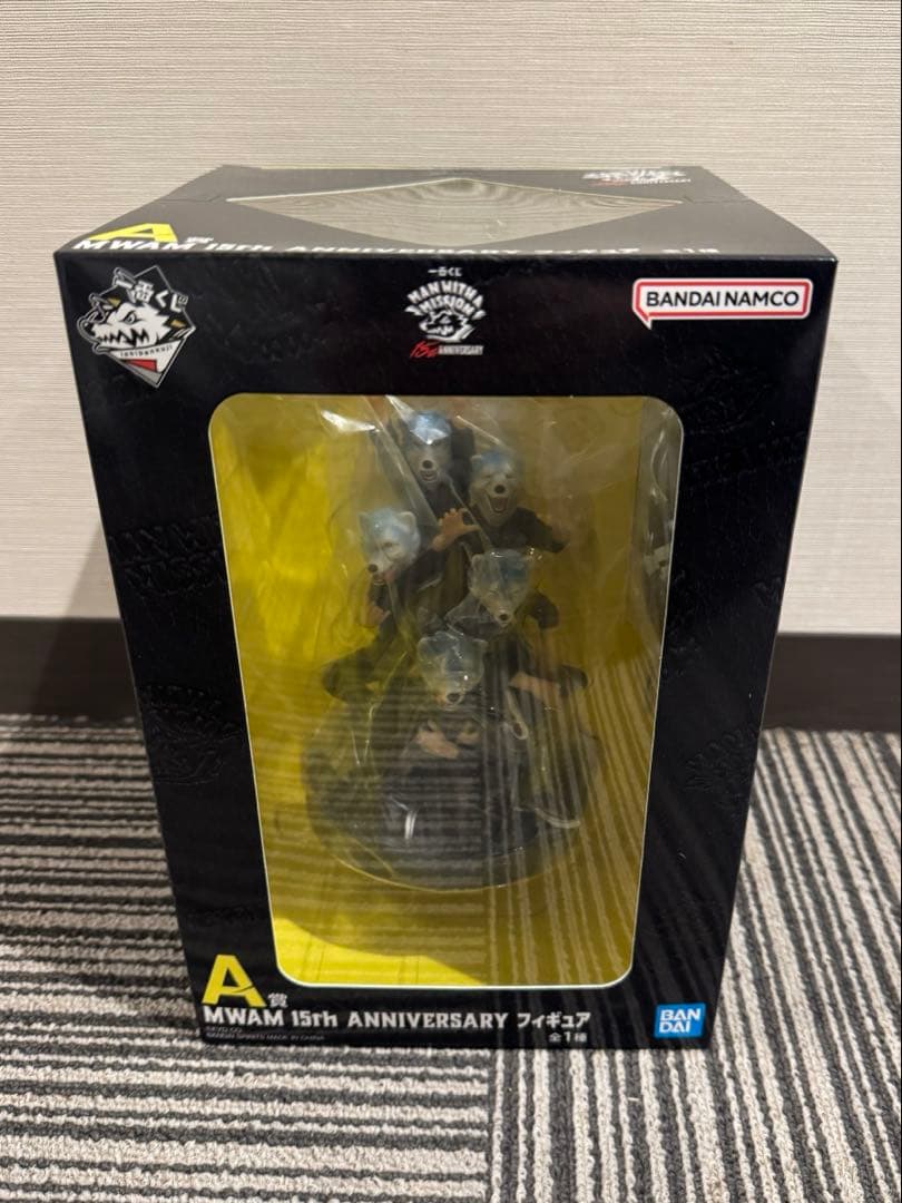 一番くじ マンウィズアミッション A賞 MWAM 15thフィギュア 結成15周年！「MAN WITH A MISSION」の一番くじが1月3日より順次発売