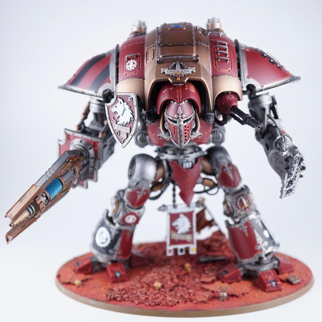 ウォーハンマー インペリアルナイト カニスレックス 全塗装 完成品