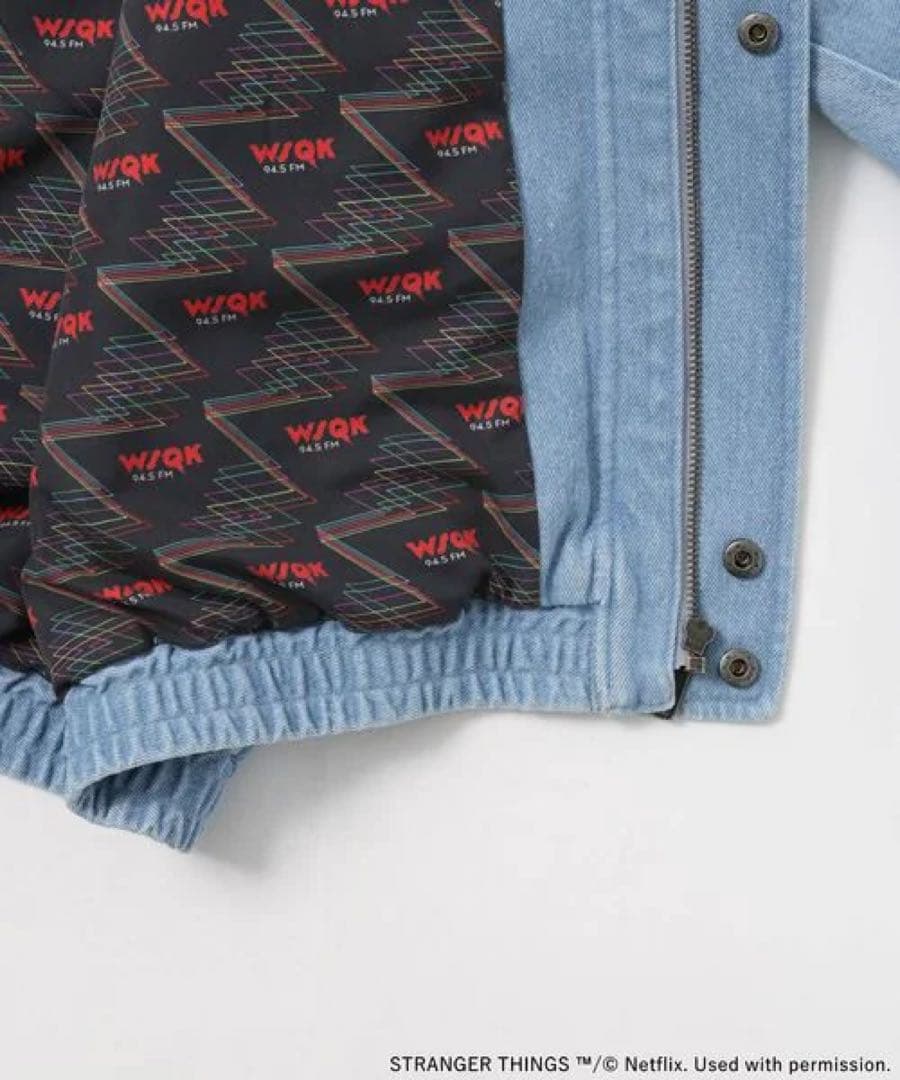 niko and STRANGER THINGS コラボデニムブルゾン M - メルカリ