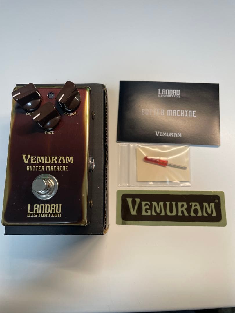 VEMURAM BUTTER MACHINE ギターエフェクター VEMURAM「Butter Machine」レビュー：最高級の飽和と溶け合いの極み
