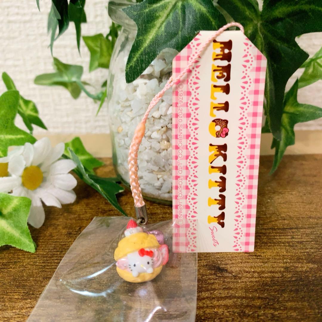 激レア】ご当地キティ スイーツ 根付 ストラップ イチゴ