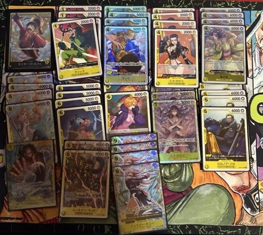 黄ルフィ フラシ 優勝構築 調整パーツ付き 麦わら軸 スリラー軸 デッキ販売