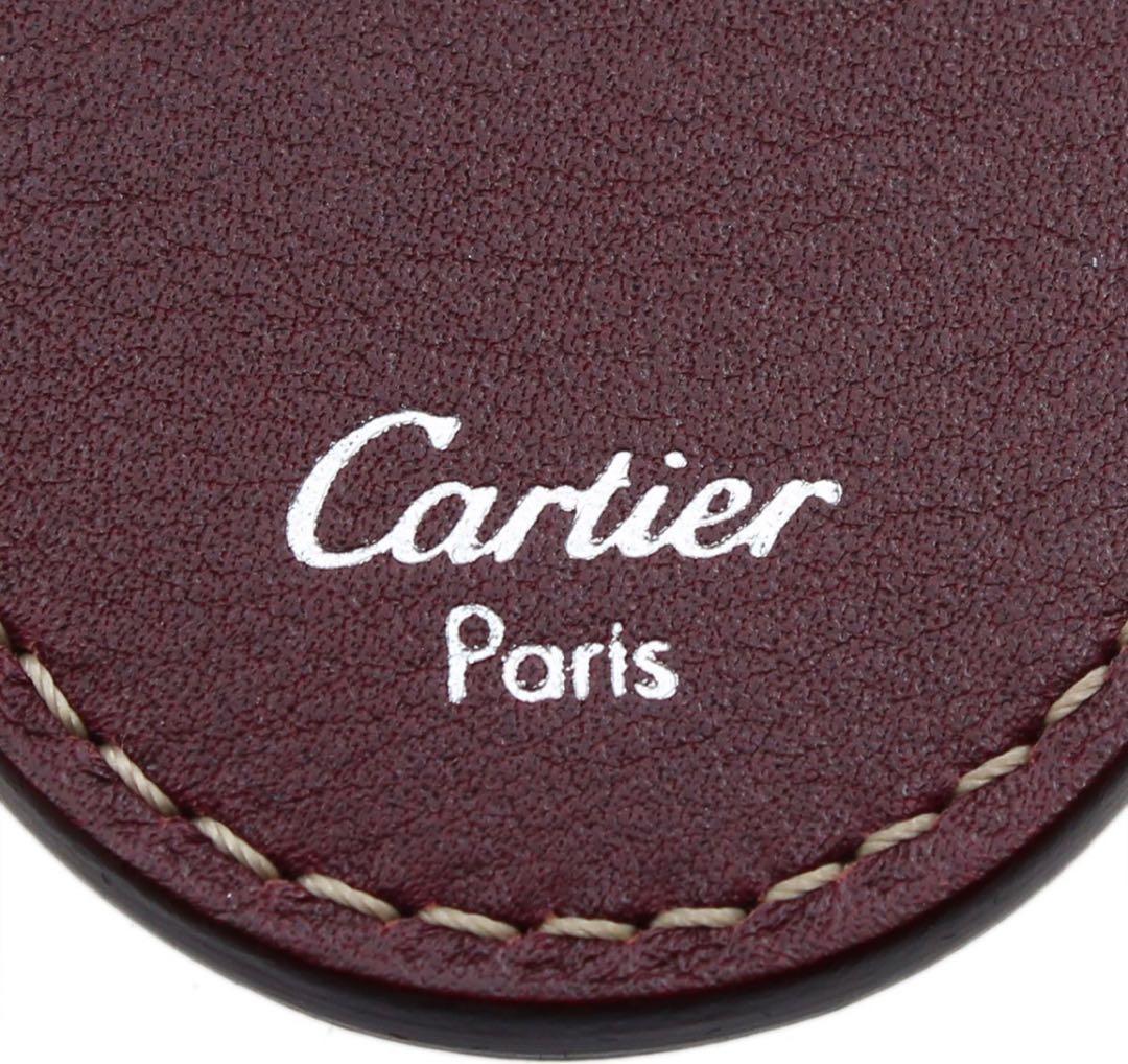H2874 未使用 カルティエ 2C レザー キーホルダー - メルカリ