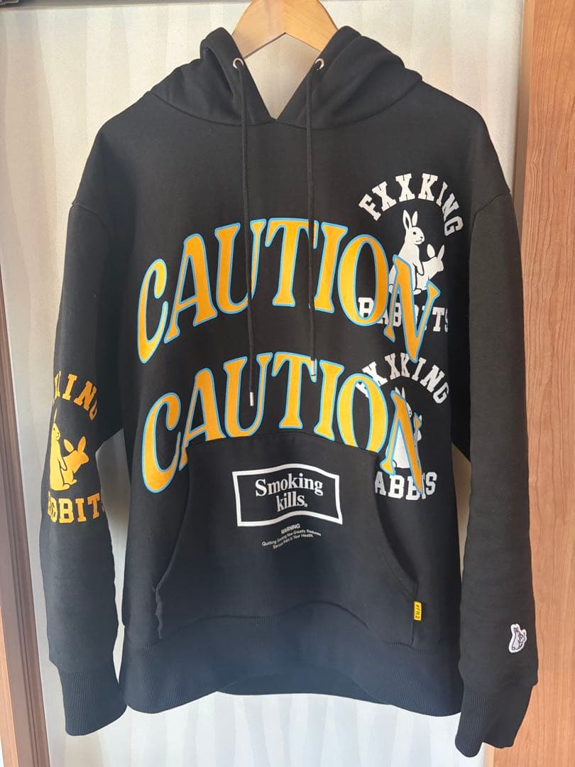 リキ　FR2 CAUTION smoking kills パーカー