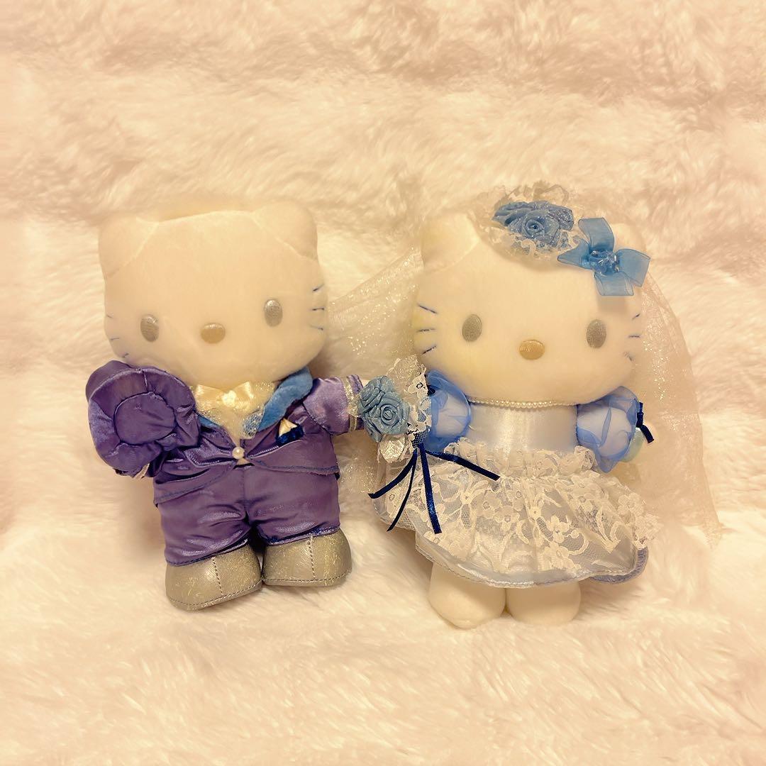 希少レア　ハローキティ　ダニエル　ぬいぐるみ　ウェディング　平成レトロ