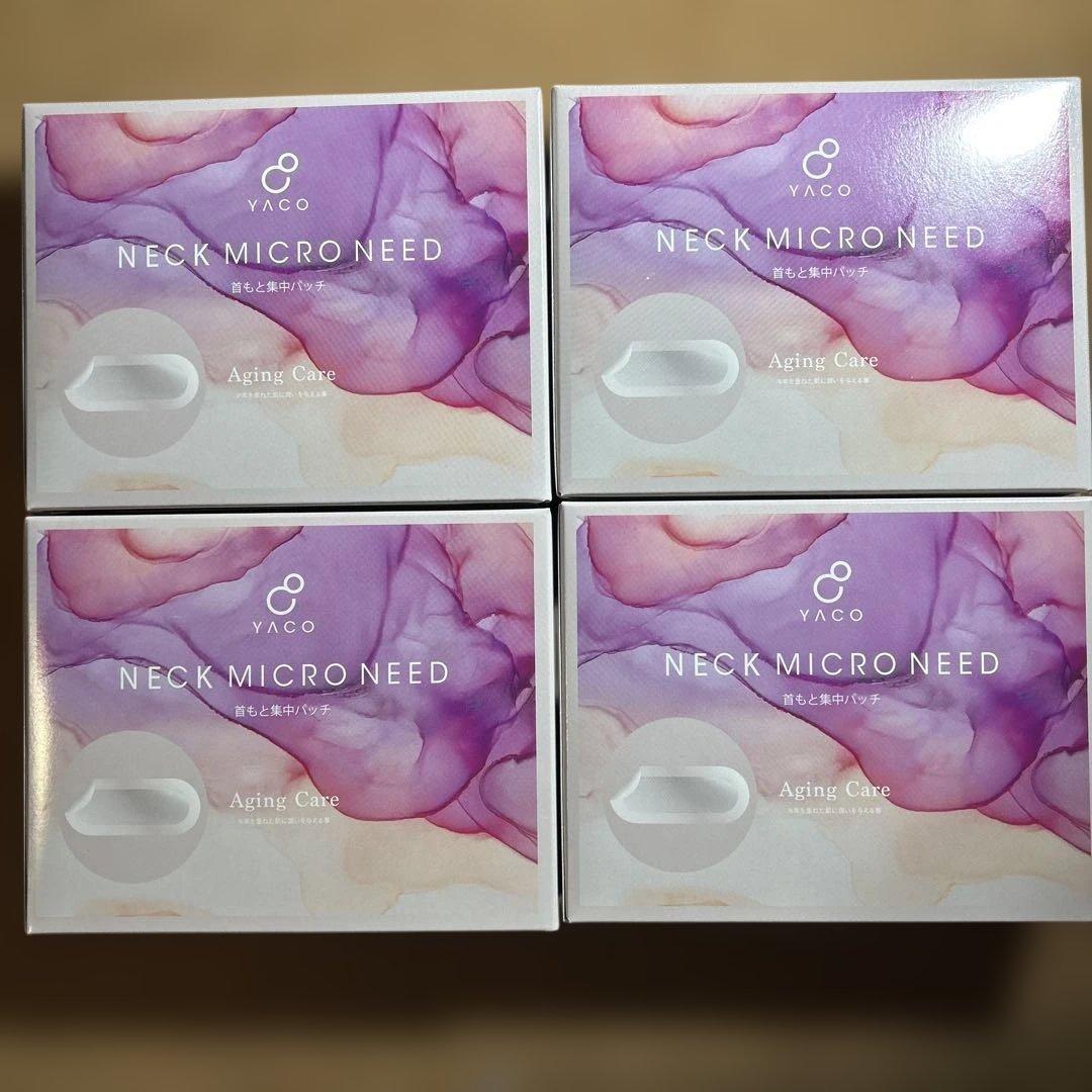 YACO ネックマイクロニード　4袋入り　４箱セット