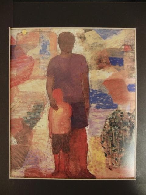 熊谷有展、【Holiday】、希少な画集画、新品高級額 額装付、状態良好