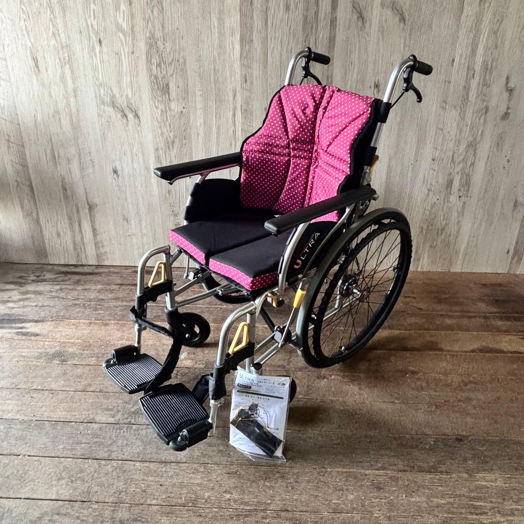 日進医療器 自走式車椅子 多機能 ULTRA 車いす NA-U2W 女性用