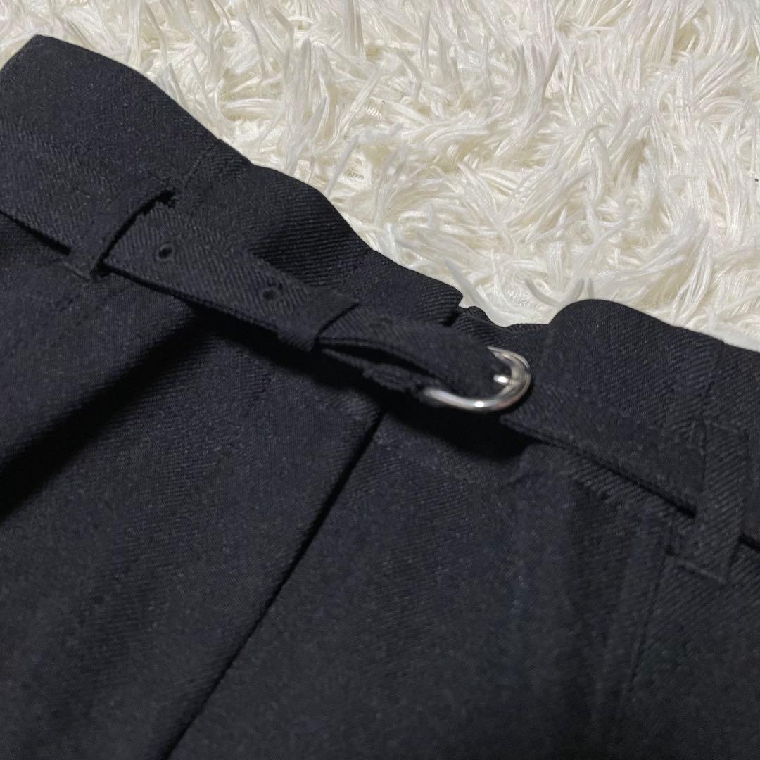 【美品】オリヒカ ライム パンツスーツ セットアップ ノーカラー L ブラック