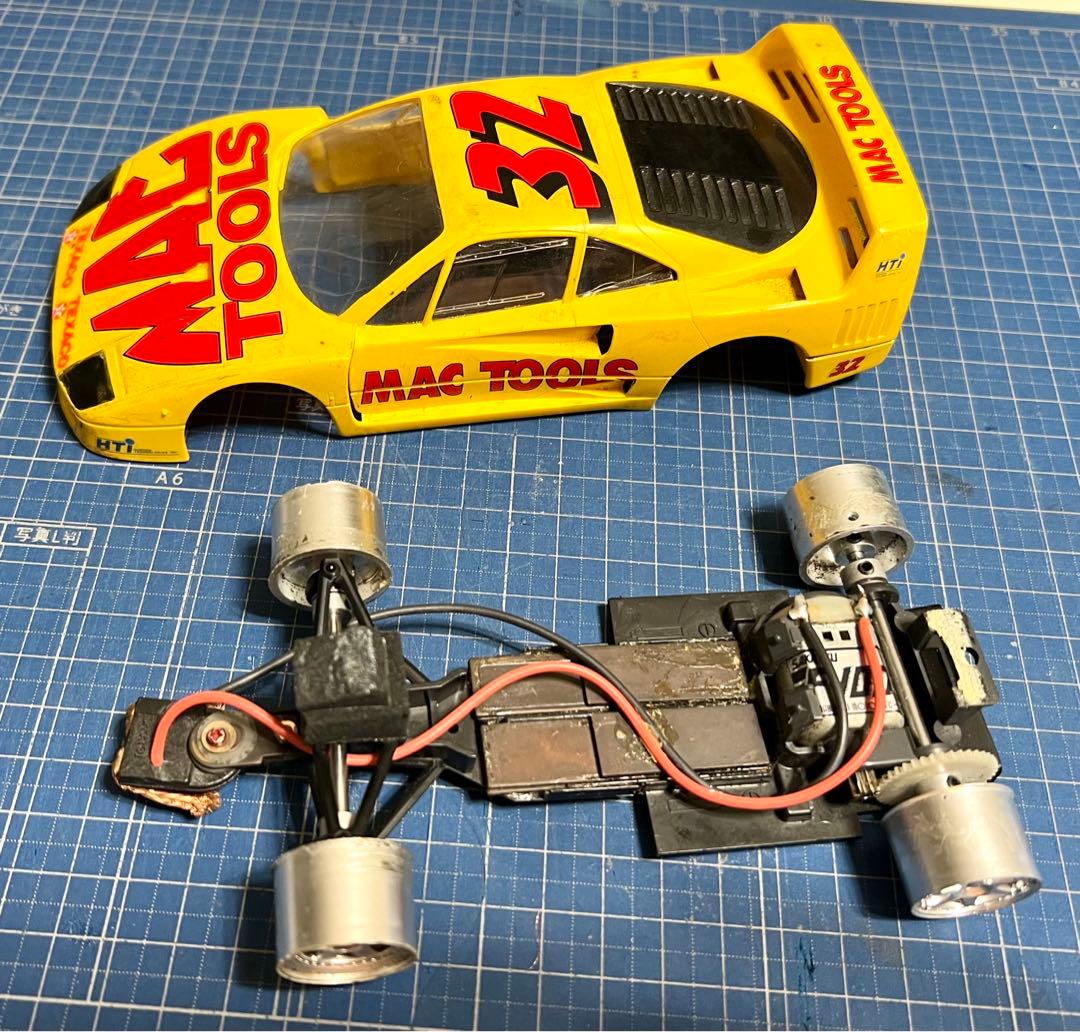 ビンテージ1/24 スロットカーF40 Revoslot 1/32 ｽﾛｯﾄｶｰ RS0098◇ Ferrari F40 Taisan Rossonera #34