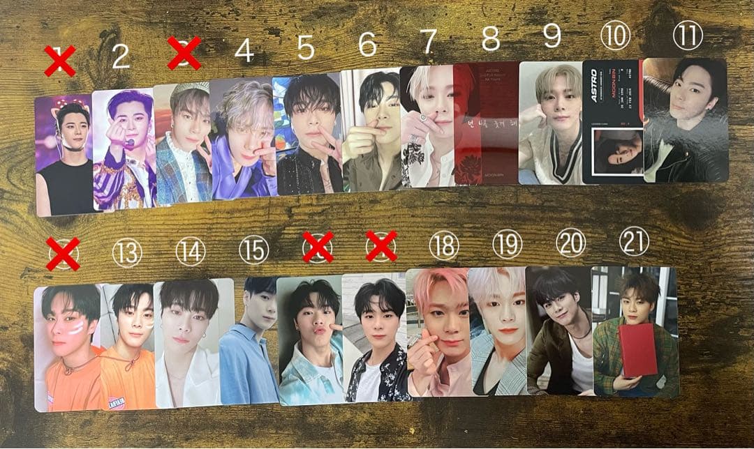 ASTRO ムンビン トレカ バラ売り◎