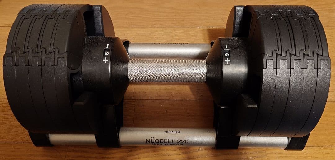 ②NUO-FLEX20 アジャスタブルダンベル新型2kg刻み 20kgモデル