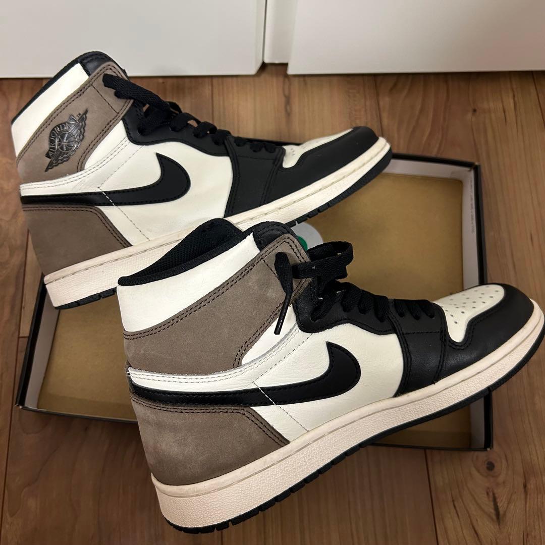 Nike Air Jordan 1 ハイカット ダークモカ 25.5cm - メルカリ