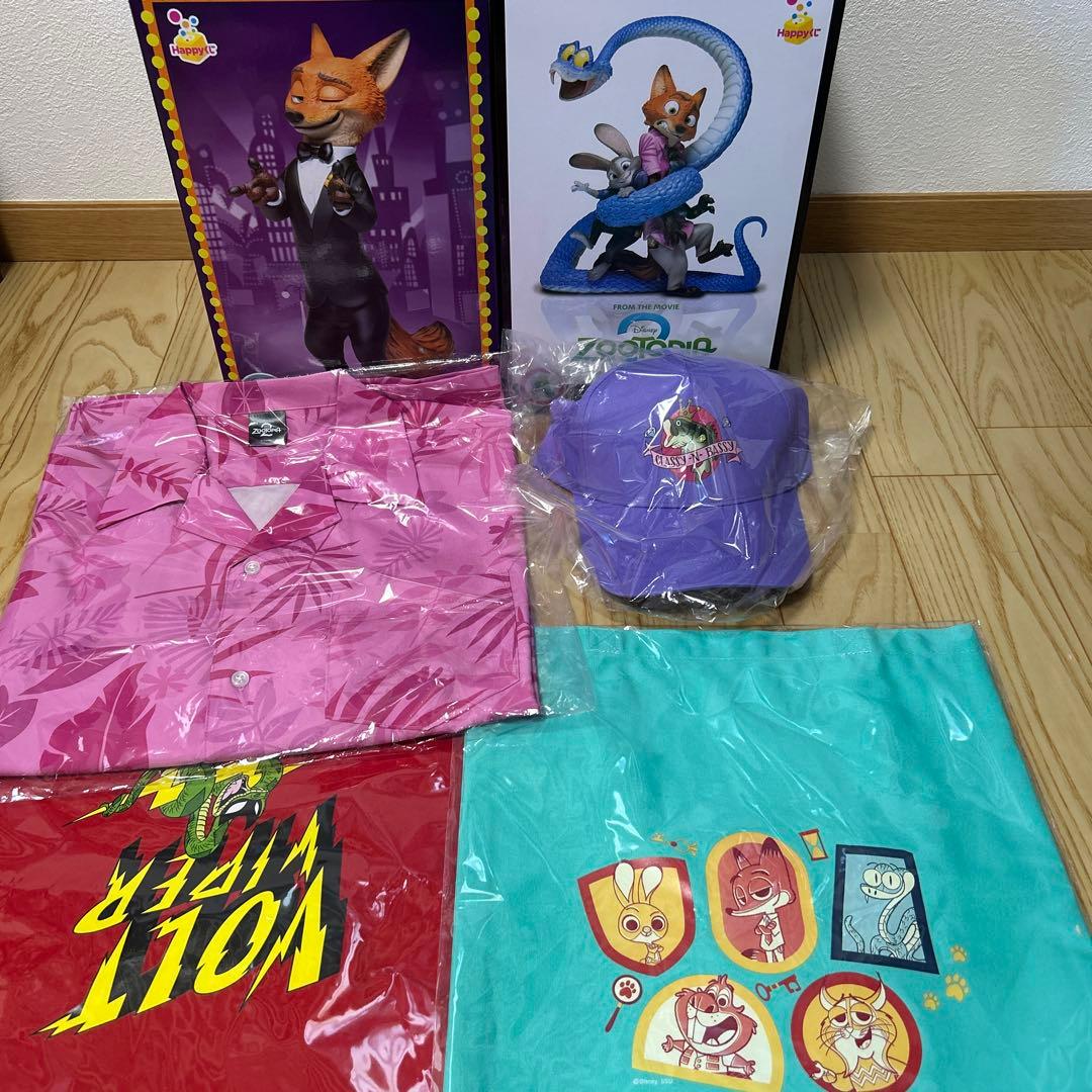 ズートピア2 ハッピーくじ A賞 ラストワン賞　ニック　フィギュア　計6点