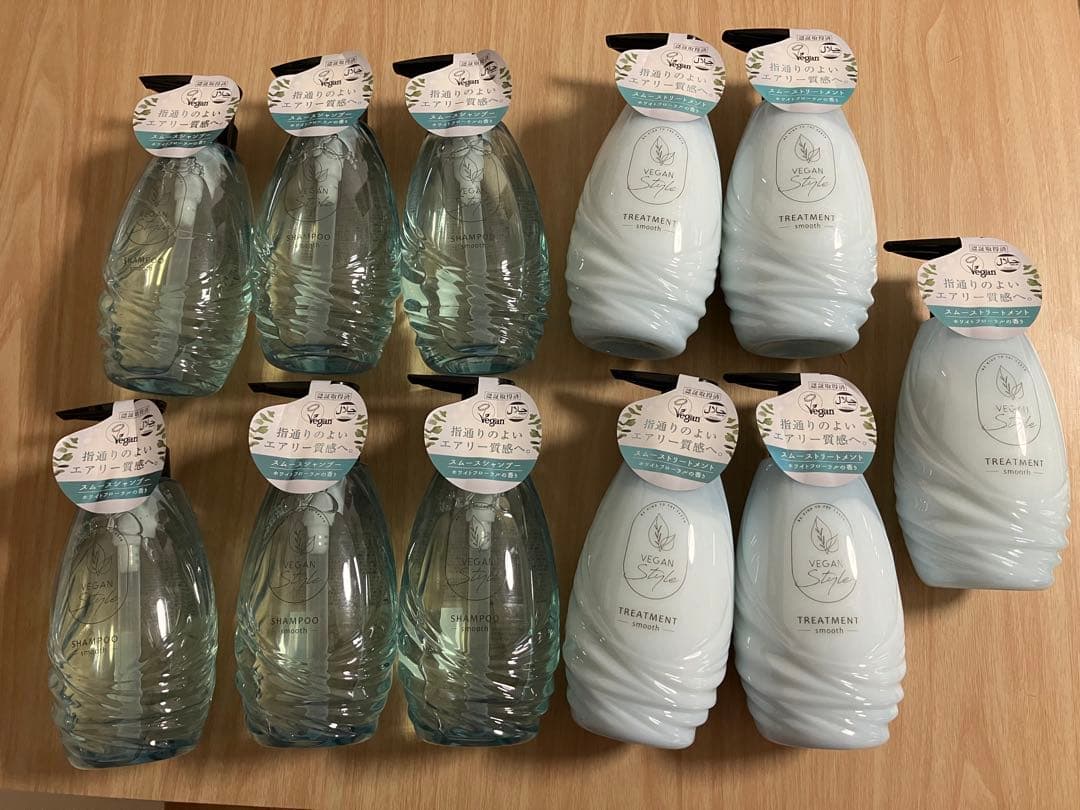 vegan style スムース　シャンプー　トリートメント　ホワイトフローラル