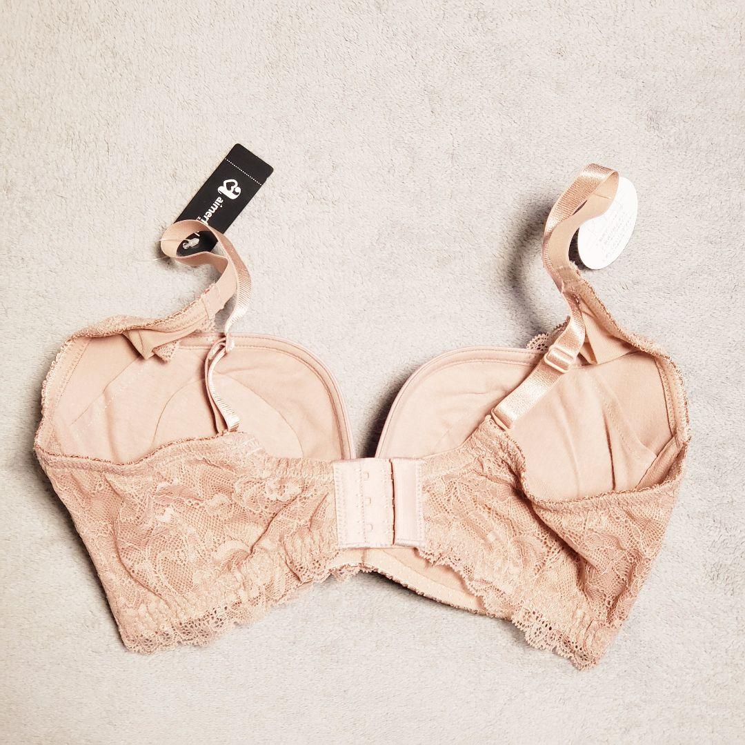 エメフィール】ブラ＆ショーツ E70/M ピンク ベージュ - メルカリ