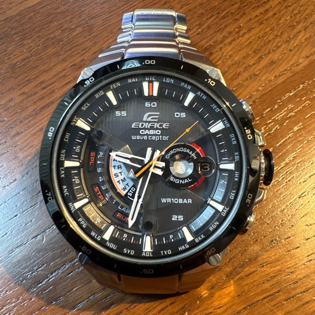 【手首の太い方】　カシオ　エディフィス　EQW-A1000DB-1AJF