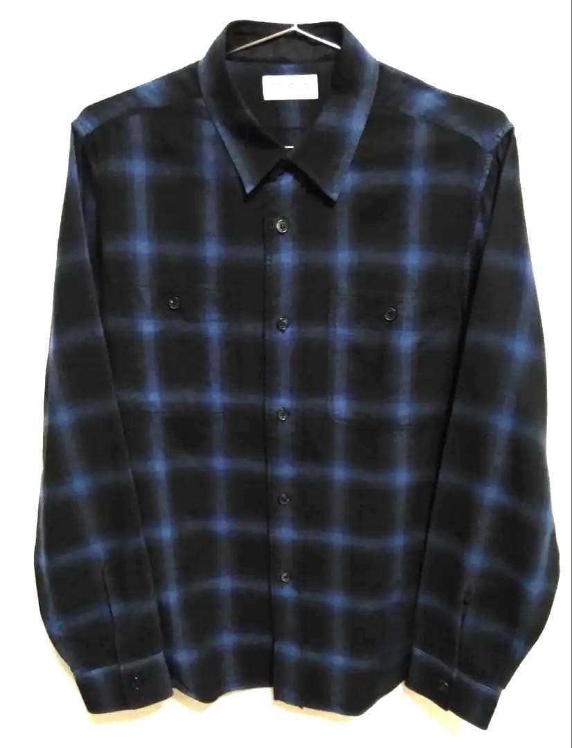 キムタク 私物 13AWサンローランパリ オンブレチェックシャツ - メルカリ