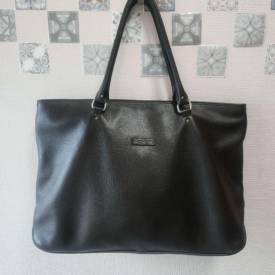 未使用✨ダニエル&ボブ トートバッグ オールレザー ダークブラウン☆大容量