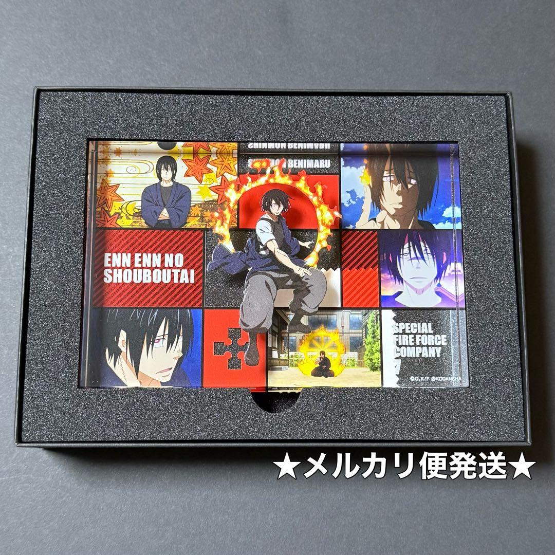 炎炎ノ消防隊 クリスタルアートボード アクリルブロック 新門紅丸