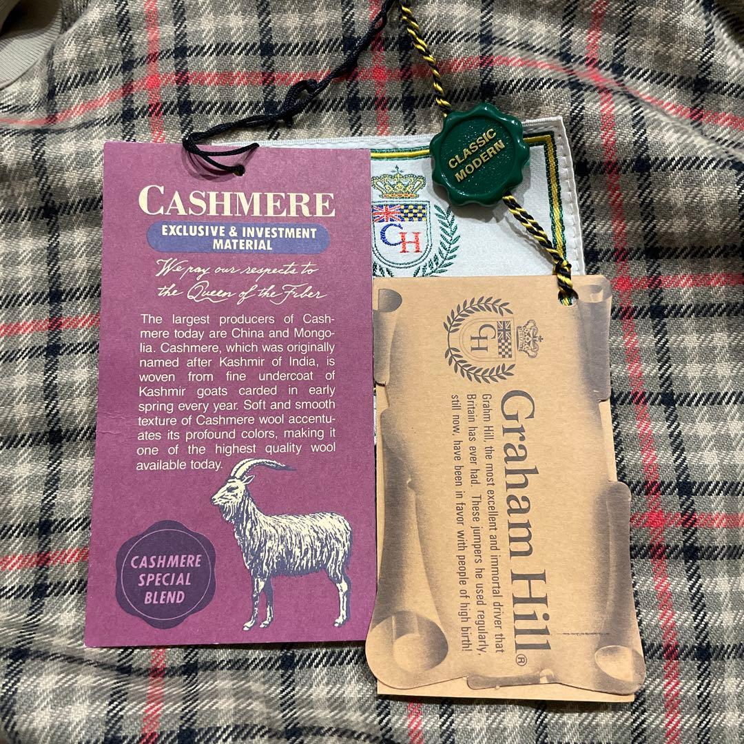 タグ付 90s グラハムヒル カシミヤ混 ハリントンジャケット スイング