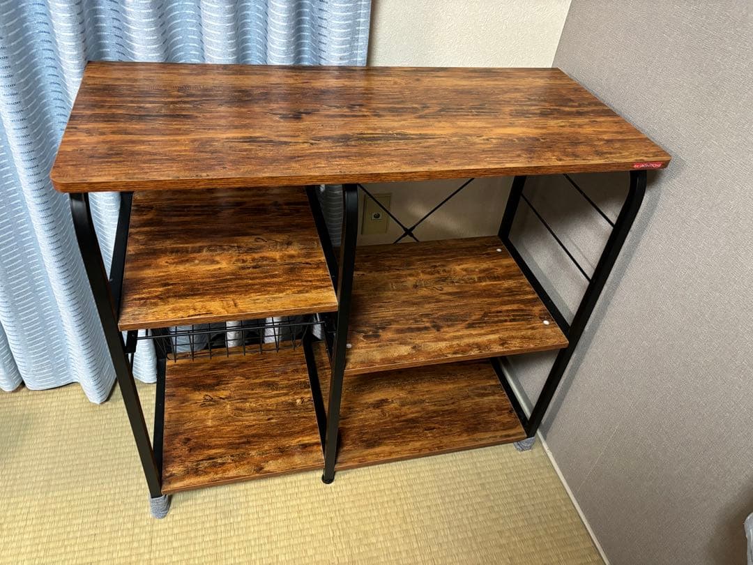 キッチンラック 木製・金属製 中型