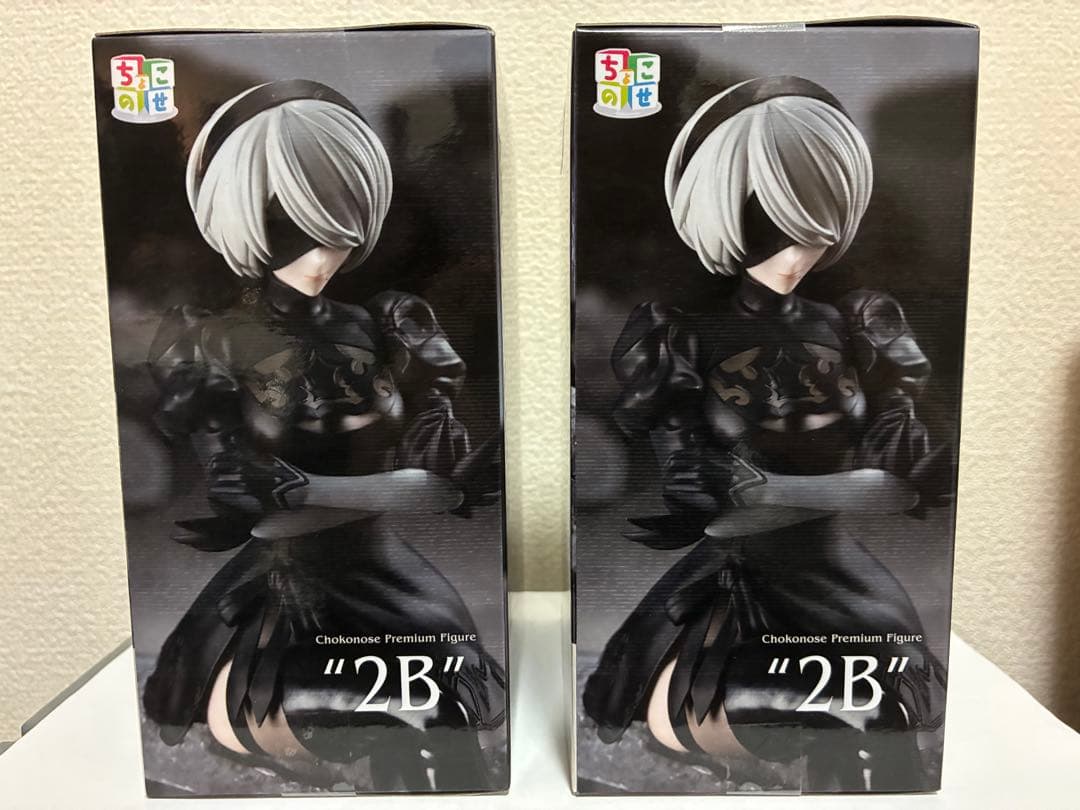 NieR: Automata 2B ちょこのせ プレミアムフィギュア 2個セット - メルカリ