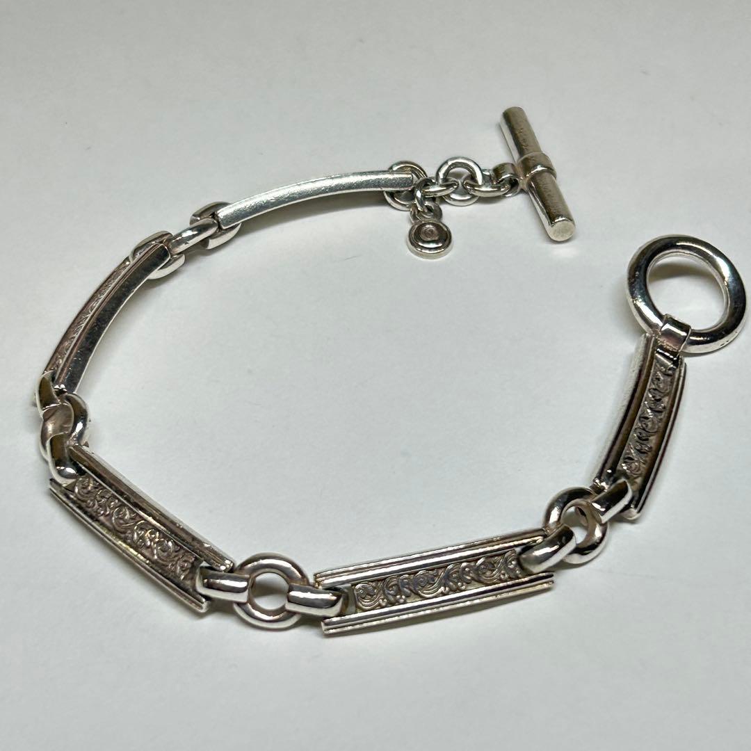 AQUASILVER Tバーブレスレット アラベスク etc223