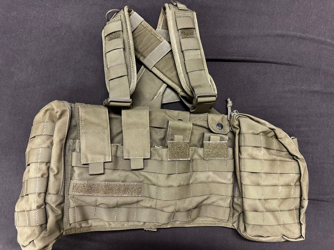 オリーブドラブ チェストリグ ナイロン製