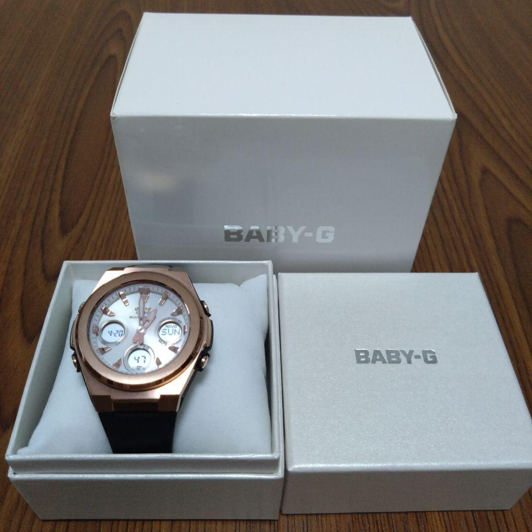 時計 CASIO/BABY-G/G-MS/MSG-W600G-1AJF BABY-G G-MS MSG-W600G-1AJF レディース 電波ソーラー アナデジ 樹脂