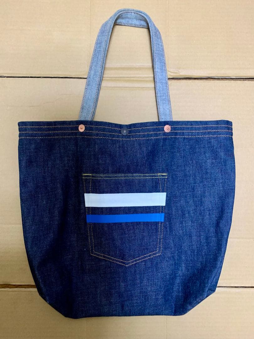 超希少品 MOMOTARO JEANS 味野本店限定トートバッグ 桃太郎ジーンズ