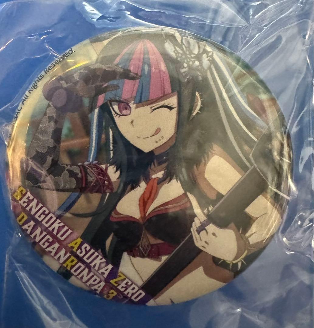 【非売品】戦国アスカZERO × ダンガンロンパ3コラボ　澪田唯吹缶バッジ