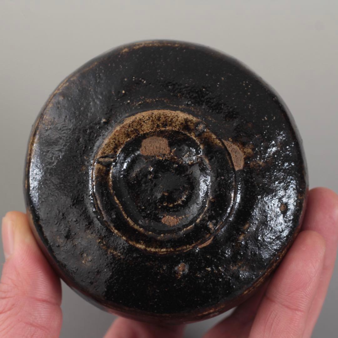 bluesky様専用 黒楽 筒茶碗 茶道具 古道具 アンティーク